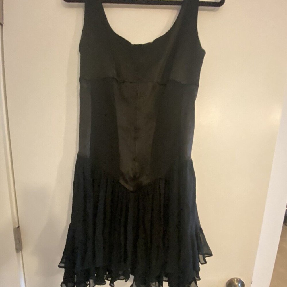 Capucine Puerari Vintage  Italian Designer Black Dress SZ 3